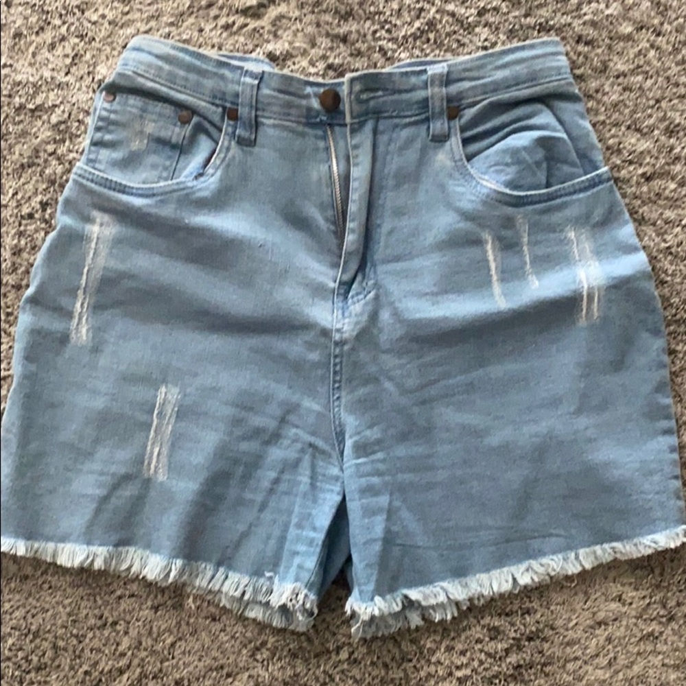 Denim Shorts.